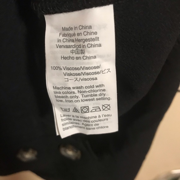 Madewell Little Black Dress With Side Buttons - Picture 6 of 6